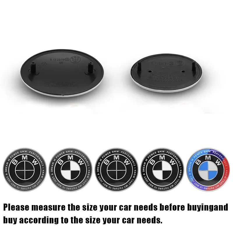 74mm 82mm Car Front Hood Logo Rear Trunk Emblem Badge for BMW E30 E36 E39 E46 E60 E90 X3 X1 X5 X6 M2 M3 M4 G20 G30 Accessories view 4