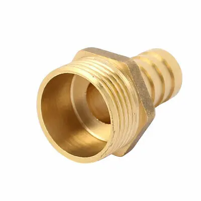 Thicken Brass Male Thread Connector Hose Barb Straight Fitting Adapter Coupler 1/8\