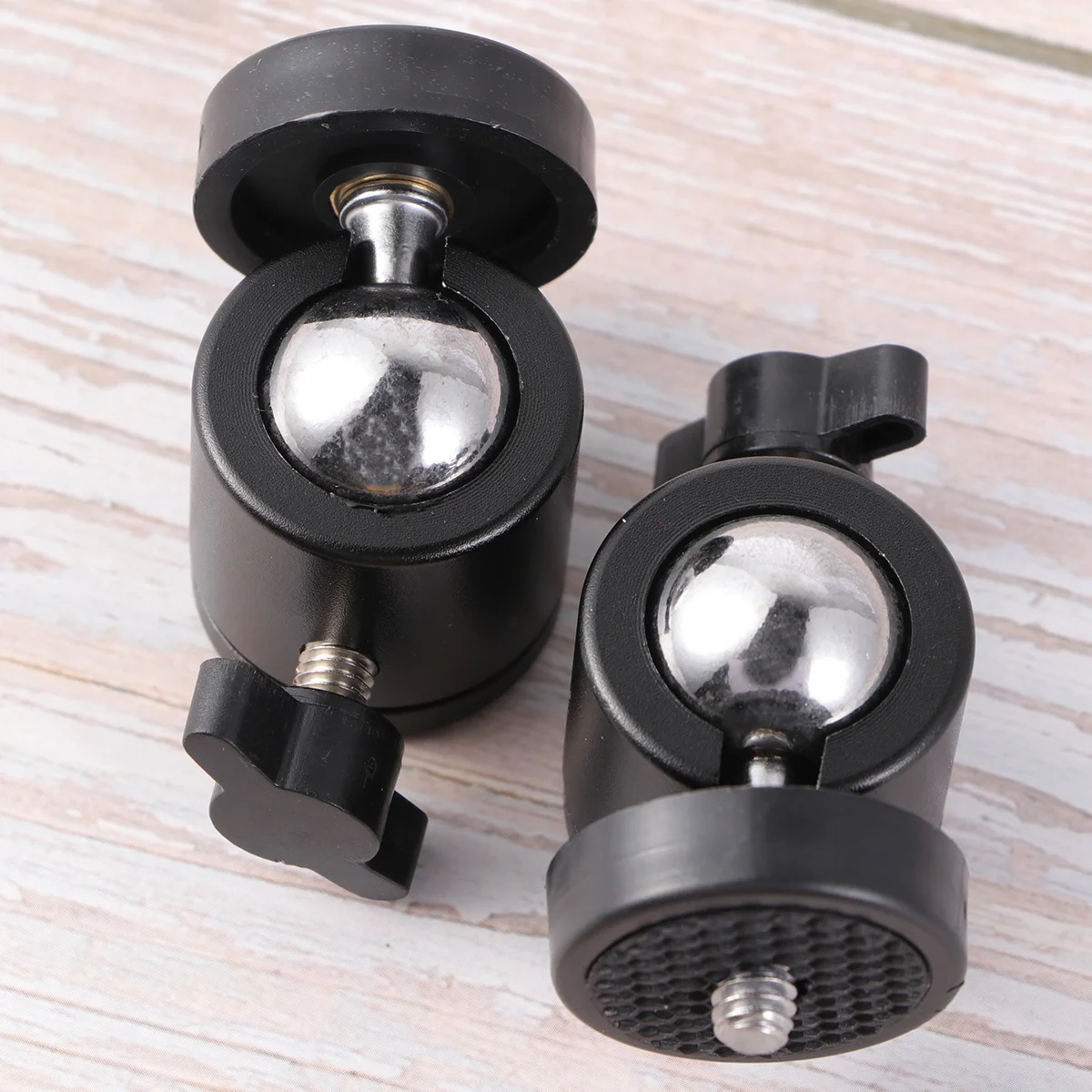 

2 pcs 360° Ball Head Mini Tripod Mount For Camera Camcorder 1/4" Threaded Compact Support Photography Equipment