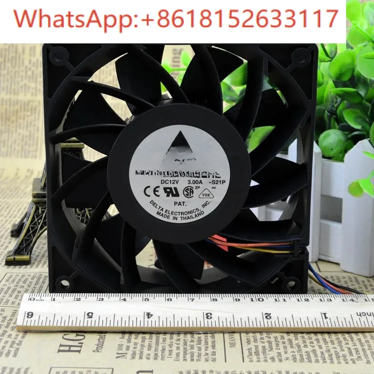 3 個 3A 12cm ファン FFB1212EHE 12V PWM 3.0A