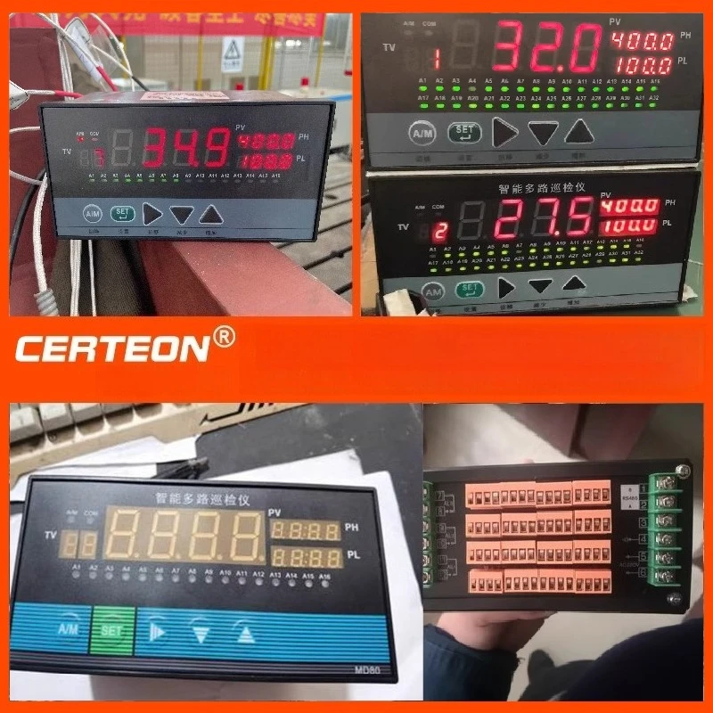 Picture 6: Intelligent Digital Temperature and Pressure Controller 4-20mA PT100 PID RS485 Single Loop Measurement and Control Instrument