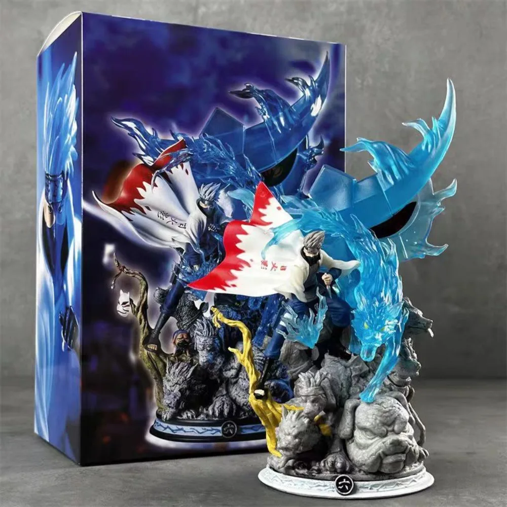 

Bandai Naruto Kakashi 22 см подвижная фигурка аниме модель ПВХ украшение для рабочего стола коллекционные игрушки косплей подарок для фанатов мальчиков