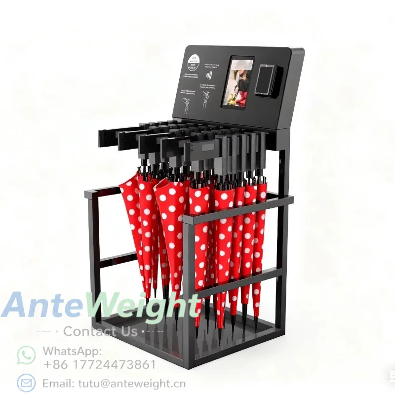 Popular Umbrella Rental and Sale Machine Available for Hotels and Restaurants Customization of Umbrella Designs