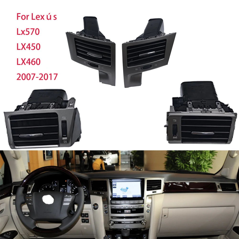 Air Conditioning Vent For Lexus LX570 LX450 LX460 2007-2017 Dashboard Air Outlet Penal Air conditioner Outlet