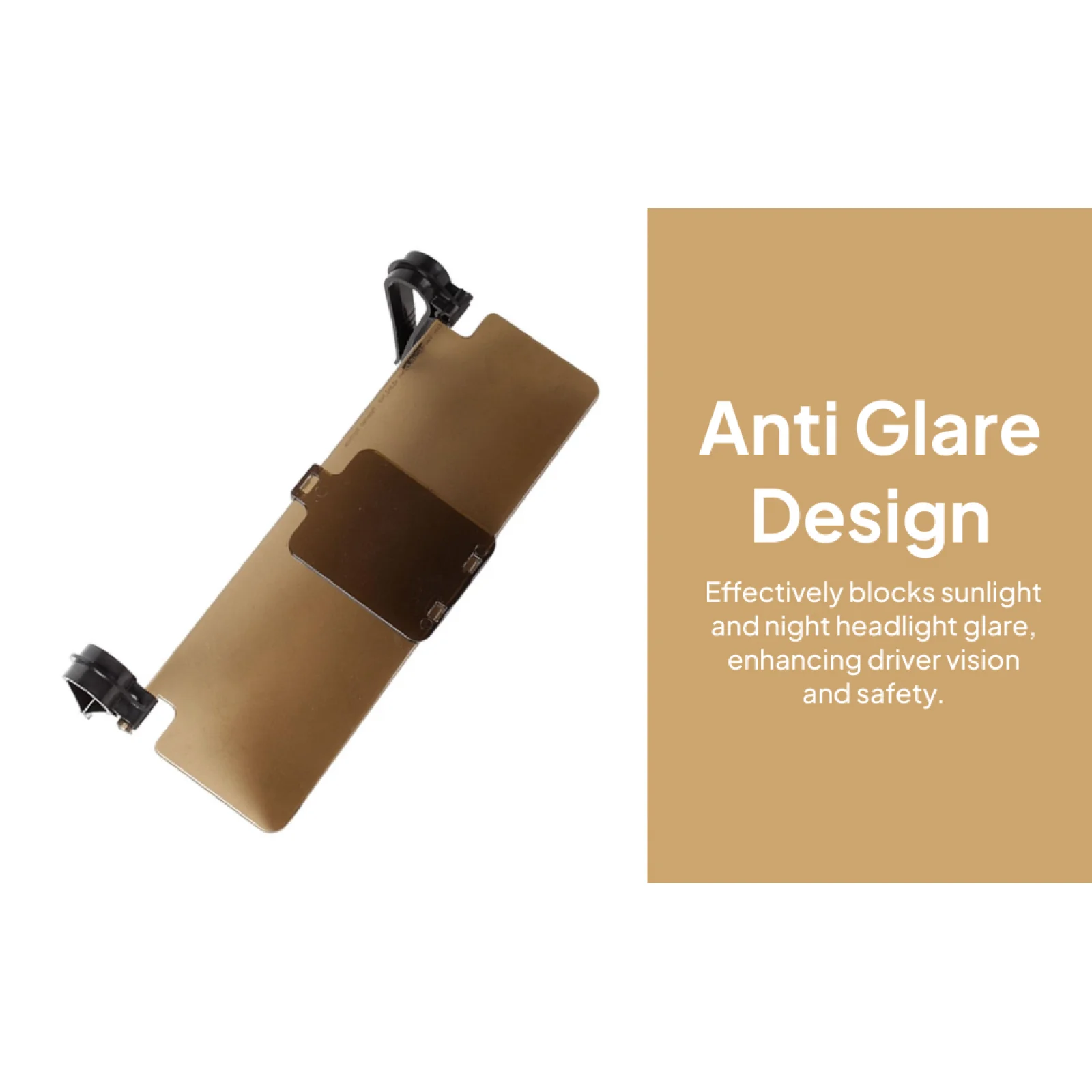 Car Sun Visor Extension Automobile Parts Easily Install Day and Night Use for Safer Driving Unversisal Day Night Driving