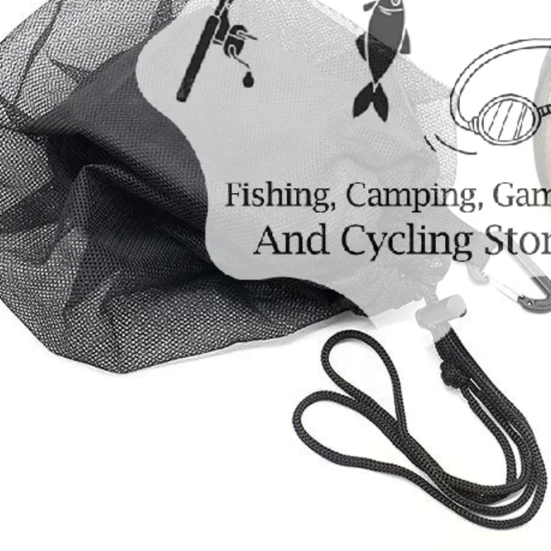 Basketball Drawstring Net Bag Portable Large Capacity Sports Training Ball Storage Bag Basketball Volleyball Net Bag Fitness Ba
