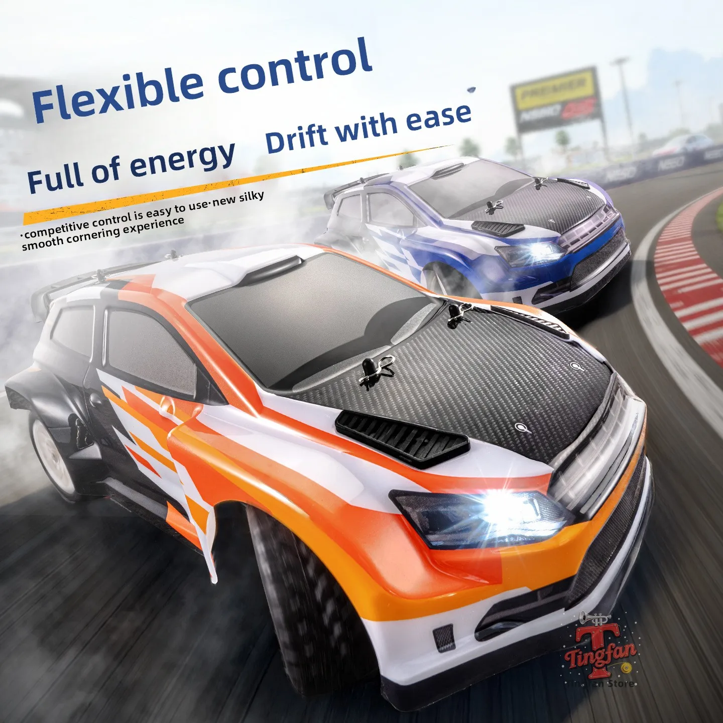 

1:12 POLO 2.4G Полностью пропорциональный 4WD Drift Rally Car с гироскопом - SY1203