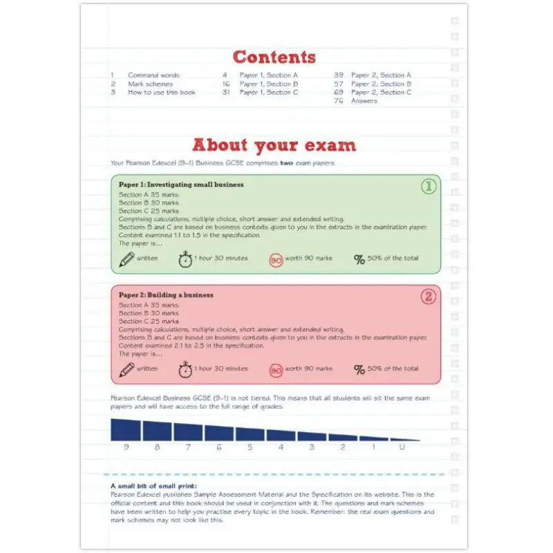 بيرسون مراجعة Edexcel GCSE نموذج الأعمال الإجابة المصنف لعام 2025 و2026 امتحان هيلين كوبلاند سميث 9781292296661 #2