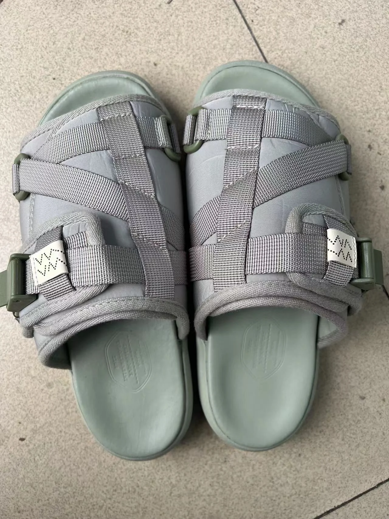 

Visvim 19SS модные уличные мужские тапочки из воловьей кожи в этническом стиле