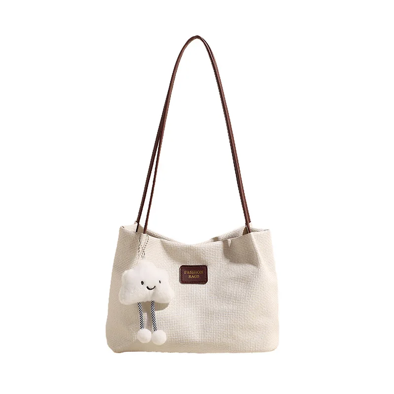 حقيبة يد نسائية ذات سعة كبيرة تتصادم بفتحة كبيرة وحقيبة كتف بسيطة للتنقل وحقيبة دلو #6