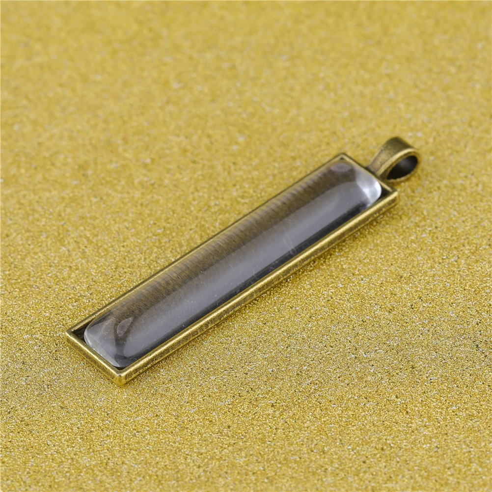 

30pcs Vintage Alloy Pendant Trays Diy Jewelry Making Blank Resin Crafts Accessories Sturdy Durable Electroplated Metal Alloy