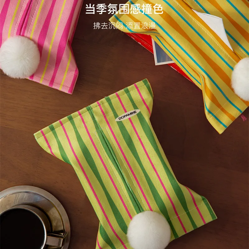 Velvet Napkin Holder for Kitchen Disposable Tissue Paper Storange Modern Dining Table Napkin Tray for Home Hotel Office 18x24cm