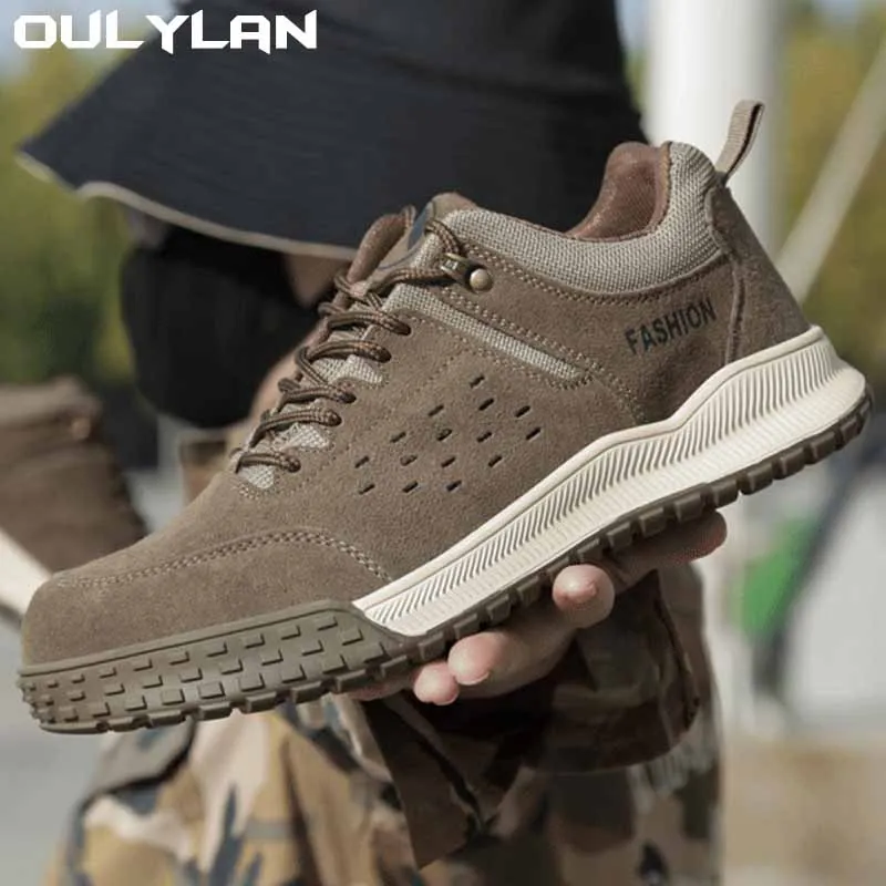 

Male Protective Footwear Work Man Boots Safety Boots Safety Shoes Men New Steel Toe Men's Work Shoes Puncture Proof Work Sneaker