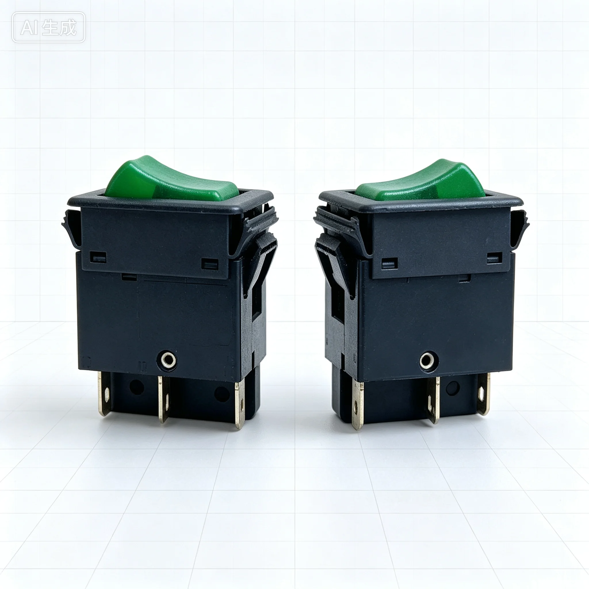 For E-T-A Rocker Switch 4Pin 2Position 16A 250V Illuminated 3130-F120-P7TI-WI9QB7