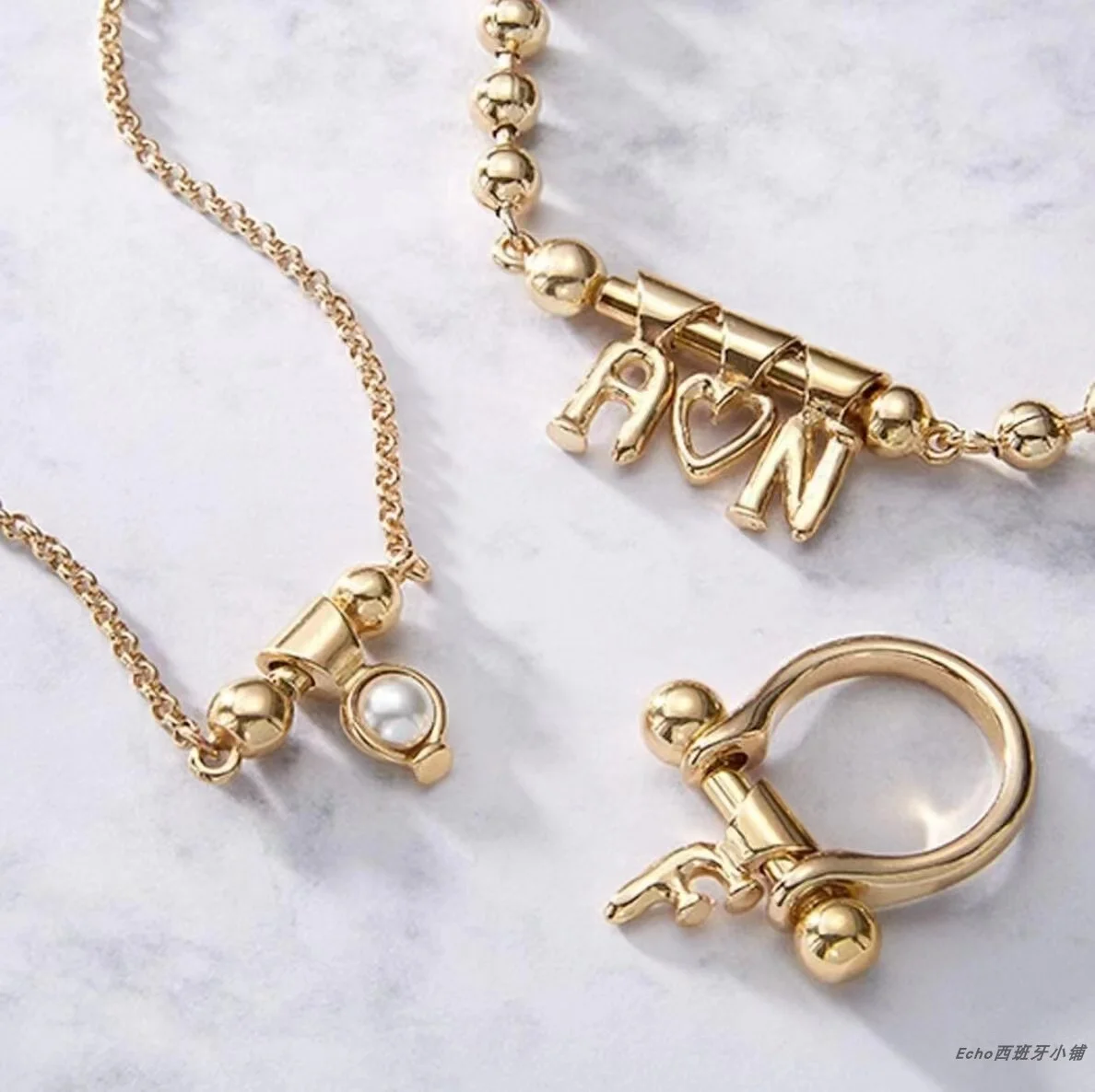 2023 New 26 letter High Quality unode Original Sterling Silver Plated DIY Charm ring Women Men Gift Silver Color Jewelry