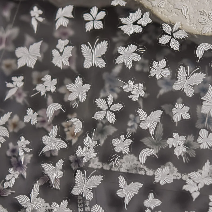 

1 шт. Сакура маникюр слайдер Декор вишневый цвет 3D наклейки для ногтей белый розовый цветок лепестки дизайн ногтей наклейки