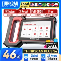 Thinkscan Plus S7 OBD2 Scanner Car Diagnostic Scanner for Engine ABS Transmission AC BCM IC Airbag Code Reader Auto Scan Tools