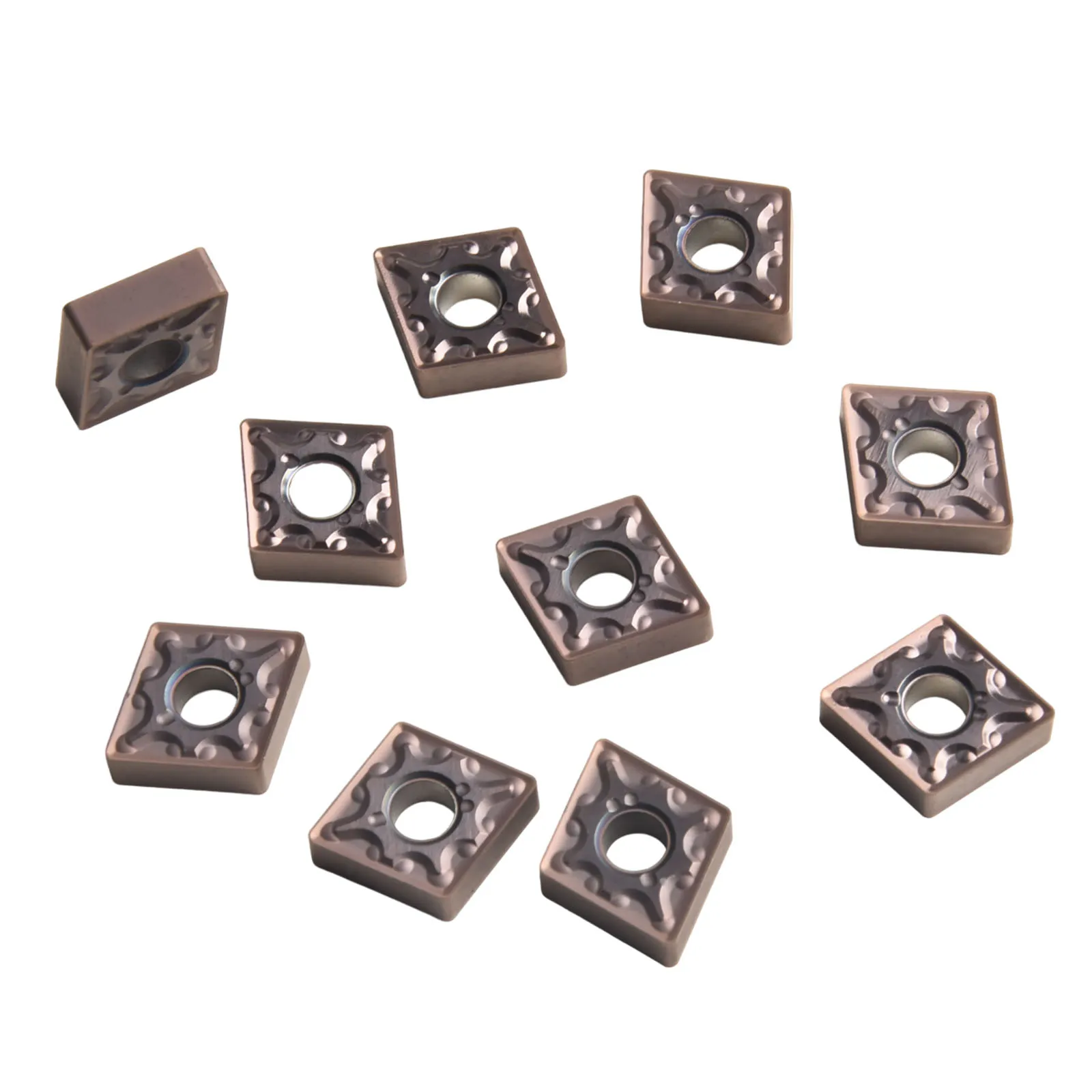 For Stainless Steel Turning Inserts Carbide Insert 10Pcs CNC CNMG432 MA Carbide Turning Inserts Insert Cast Iron