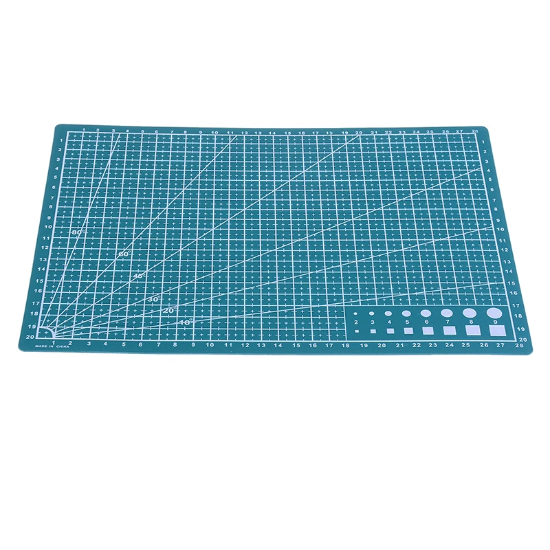 Peerless 1PC 30*22cm A4 Grid Lines Self Healing Cutting Mat Craft Card Fabric Leather Paper Board