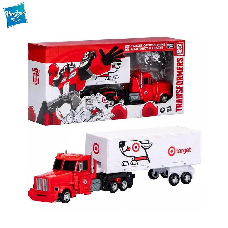 Hasbro Transformers Oryginalna seria Target Trailer Bullseye Dog 2Pack Optimus Prime 6inch Action Figure Model Toys Hobby Gift