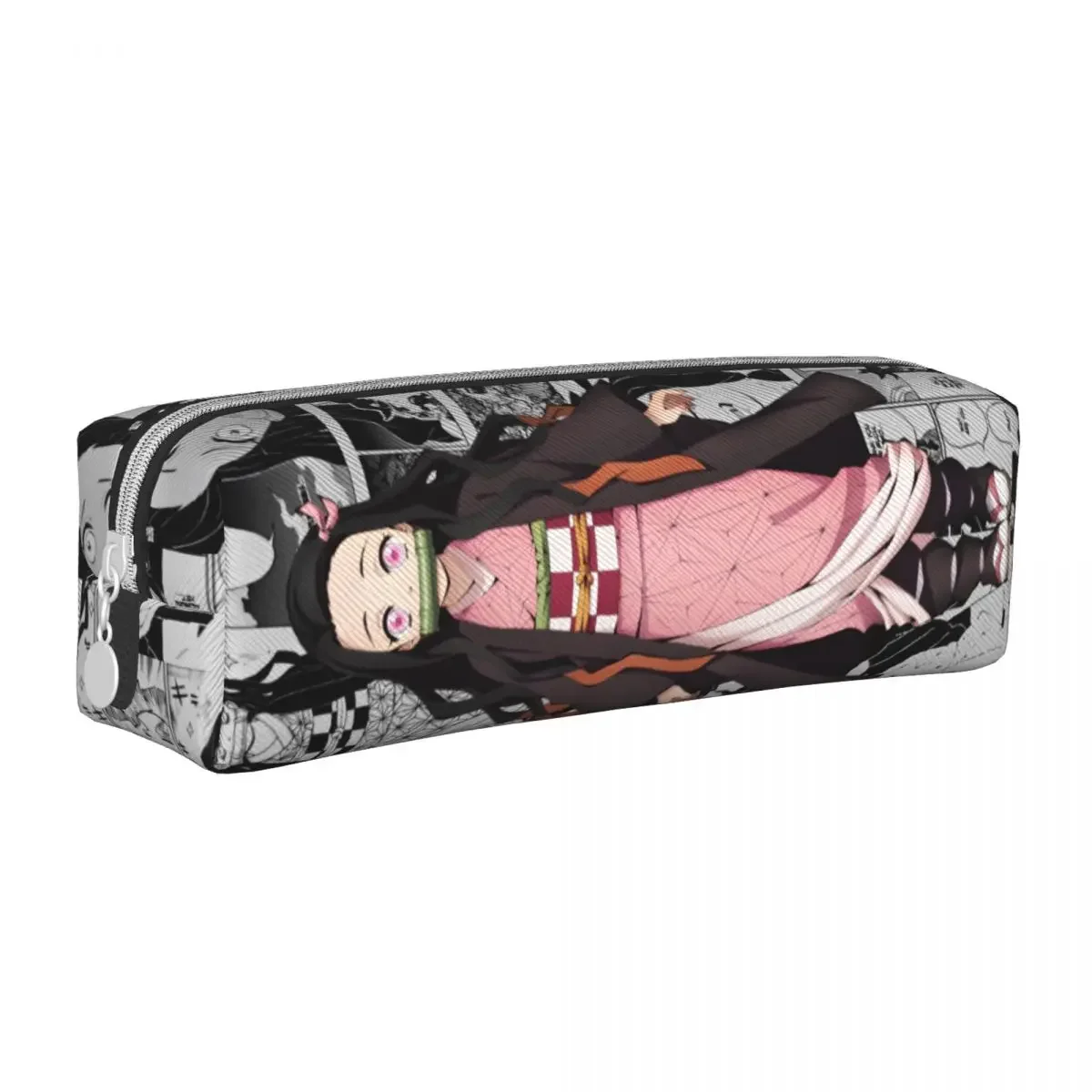 Nezuko Kamado Demon Slayers Pencil Cases Anime Cartoon Pen Bags for Student Large Storage Students School Gifts  Pouch