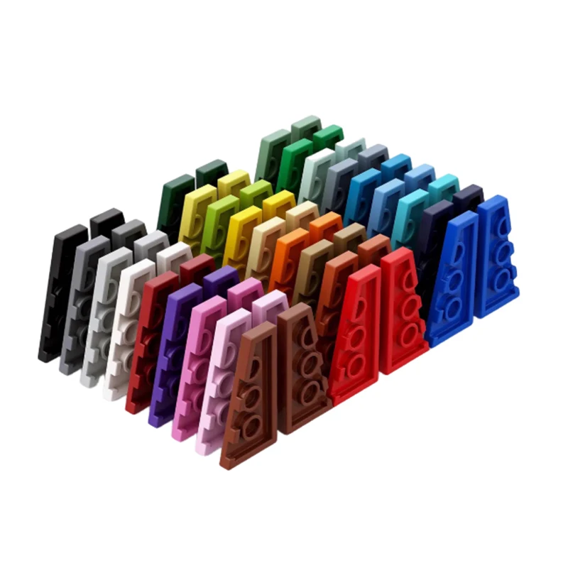 30pcs high-tech MOC bricks compatible with 41770 4 x 2 left wedge board parts DIY building blocks 41769 children's toys