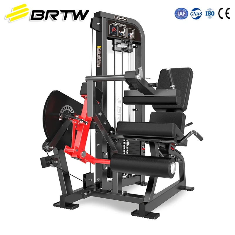Dual Gym Equipment Commercial Strength Machine Pin Loaded Selection Prone Leg Curl / Leg Extension