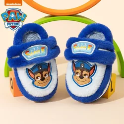 PAW Patrol Baby Kids Winter Warm Shoes Plus Cashmere Warm Boys Home Shoes Soft Bottom Baby Girls Warm Slipper Children's Shoes