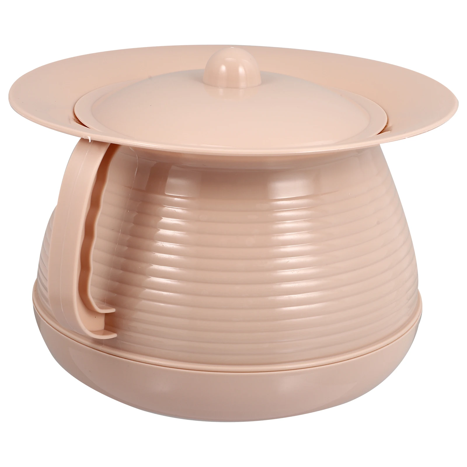 

1pc Spittoon Bedpan Night Urinal Plastic Container Adult Dustproof Lid Easy Clean Portable House Bathroom Facility PP Stain