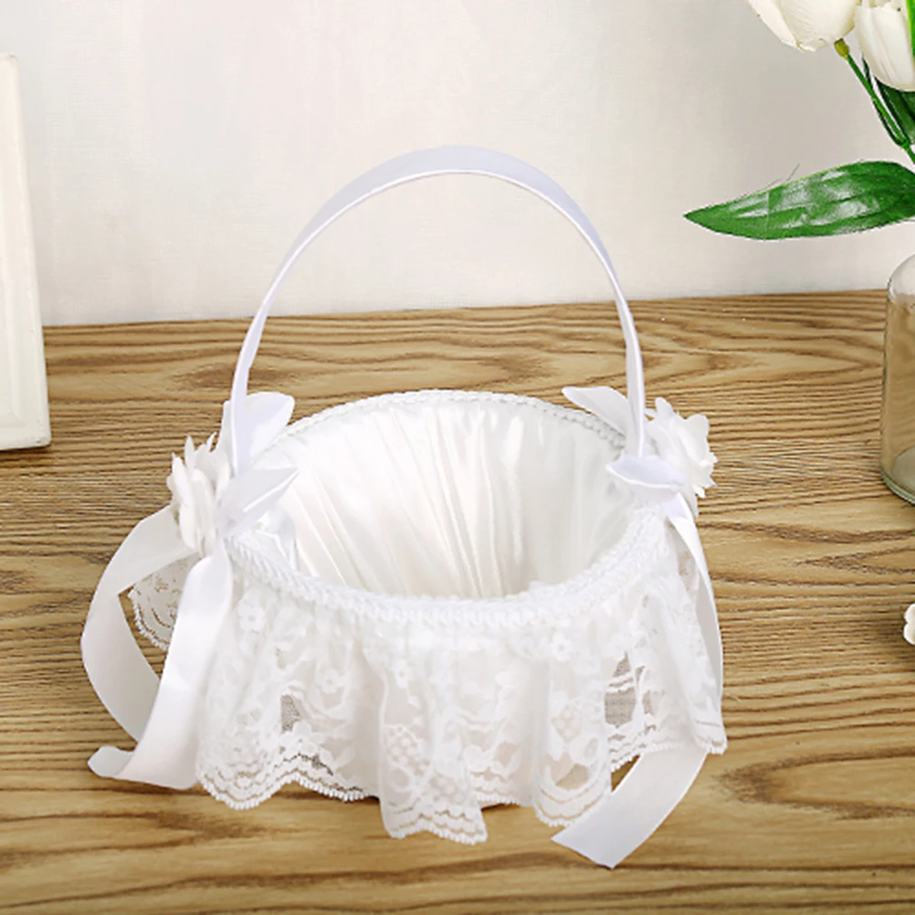

Wedding Flower Petal Buskets for Petal Busket Ceremony Decorations Flowers Flowers Busket For Wedding Supplies Banquet Gifts