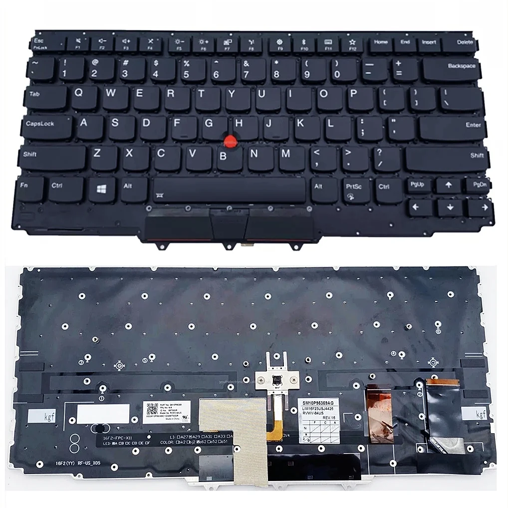 Laptop US Keyboard For Lenovo X1 Yoga 2nd 3rd Gen 2017 2018 Backlight