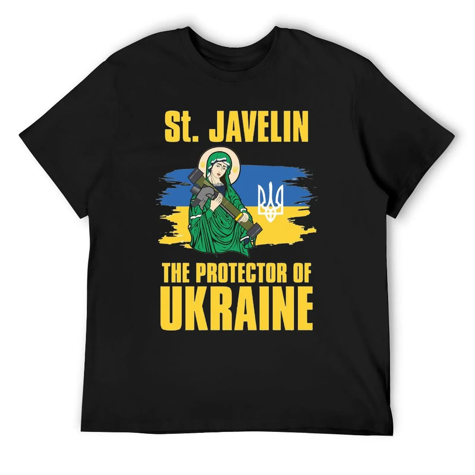 Saint Javelin The Protector of  for Crewneck T-shirt Move T-shirts Graphic Funny Novelty Aactivity Competition Eur Size