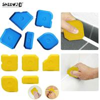 Car Scraper Tool Kit Grouting Set Smoothing Trowel Grout Remover Silicone Joint Filler Smoothing Spatula For Sealant Cleaning