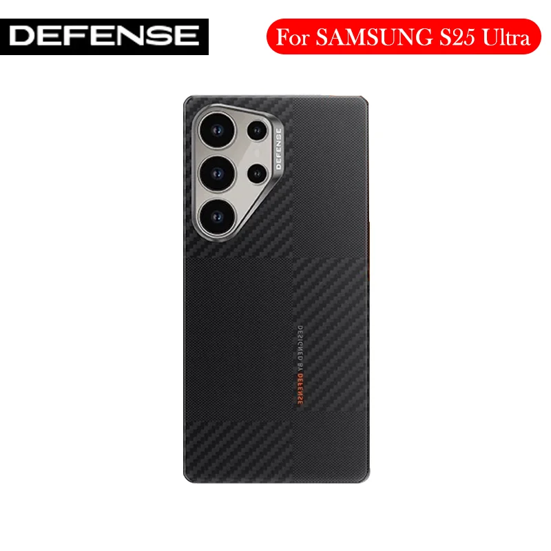 

DEFENSE Magnetic Original Case For SAMSUNG S25 Ultra Carbon Fiber Back Cover Case for SAMSUNG GALAXY S25 ULTRA
