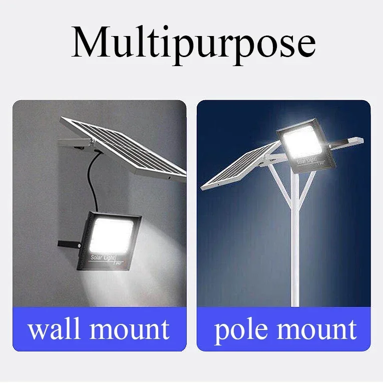 Imagem -05 - Super Bright Waterproof Solar Light Iluminação Exterior Jardim Flood Light Household Rural Streetlight Lâmpada de Parede Hot