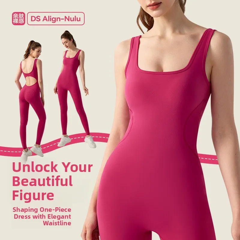 

Комбинезон для йоги Cross-Border Sensation с накладкой на грудь, средний Intensi Fitn, сексуальный облегающий костюм, летняя спортивная одежда