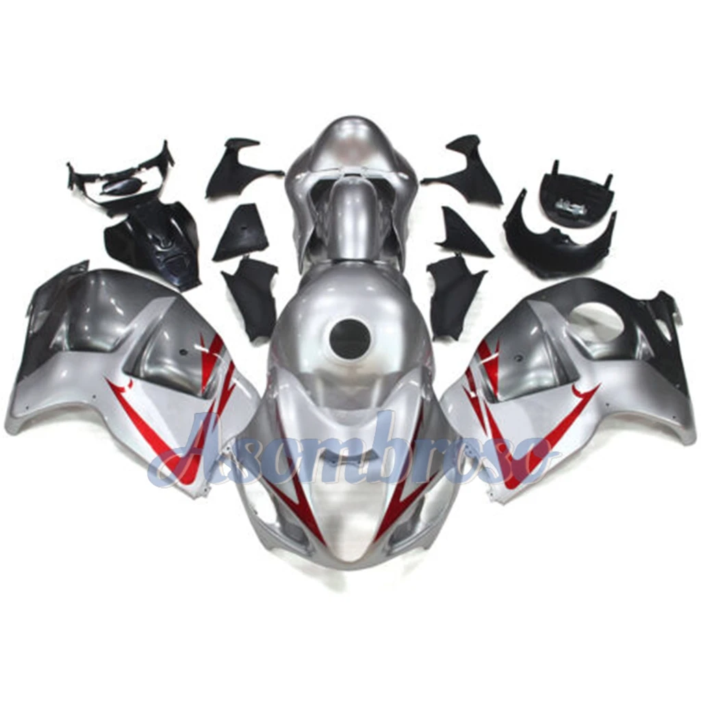 Motorcycle Injection Body Shell For GSXR1300 1999 2007 2006 gsx1300r 00 01 02 05 06 silvery grey Fairing kit