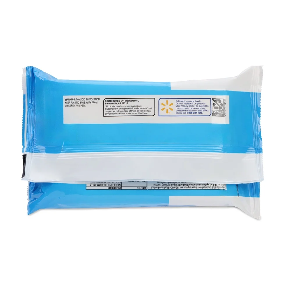 Salviette umidificate lavabili Confezione da 3 profumi freschi 480 Salviette Aloe Vitamina E Dispenser pop-up facile Fibre a base di piante Confezione valore richiudibile