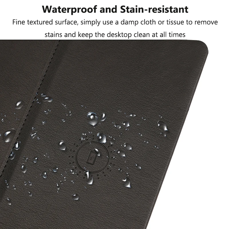 

Многофункциональный беспроводной коврик для мыши с быстрой зарядкой, офисный настольный коврик, водонепроницаемый настольный коврик, игровой коврик для мыши, настольный коврик для письма для дома