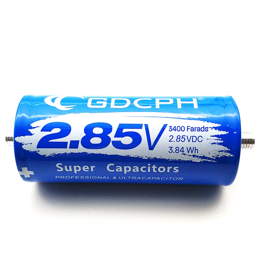 Super Capacitors GDCPH 2.85V 3400F Ultracapacitor Charger Capacitor  Low ESR High Frequency High Current