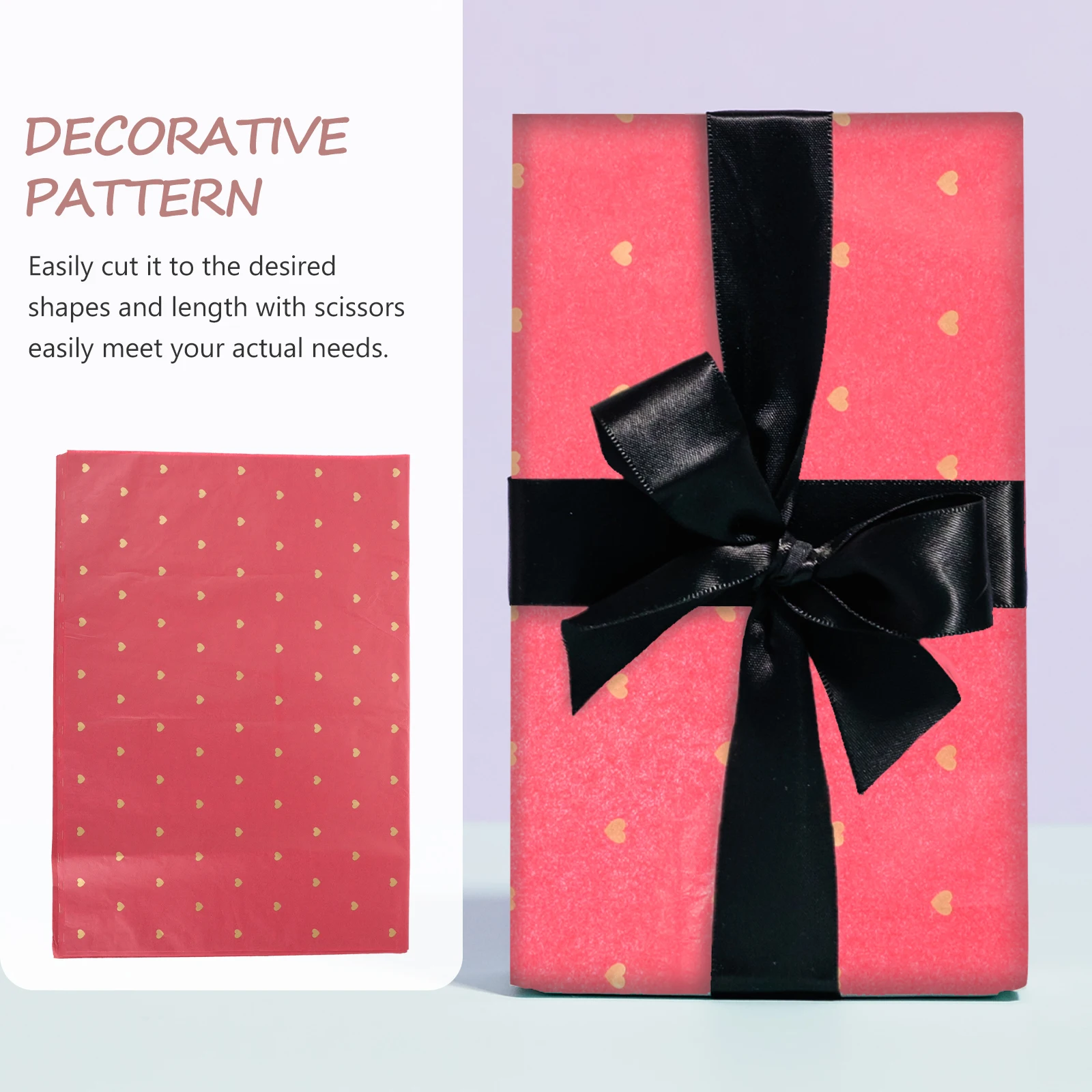 

28 Sheets Love Wrapping Paper Floral Flower Tissue Bouquet for Flowers Packaging Bouquets