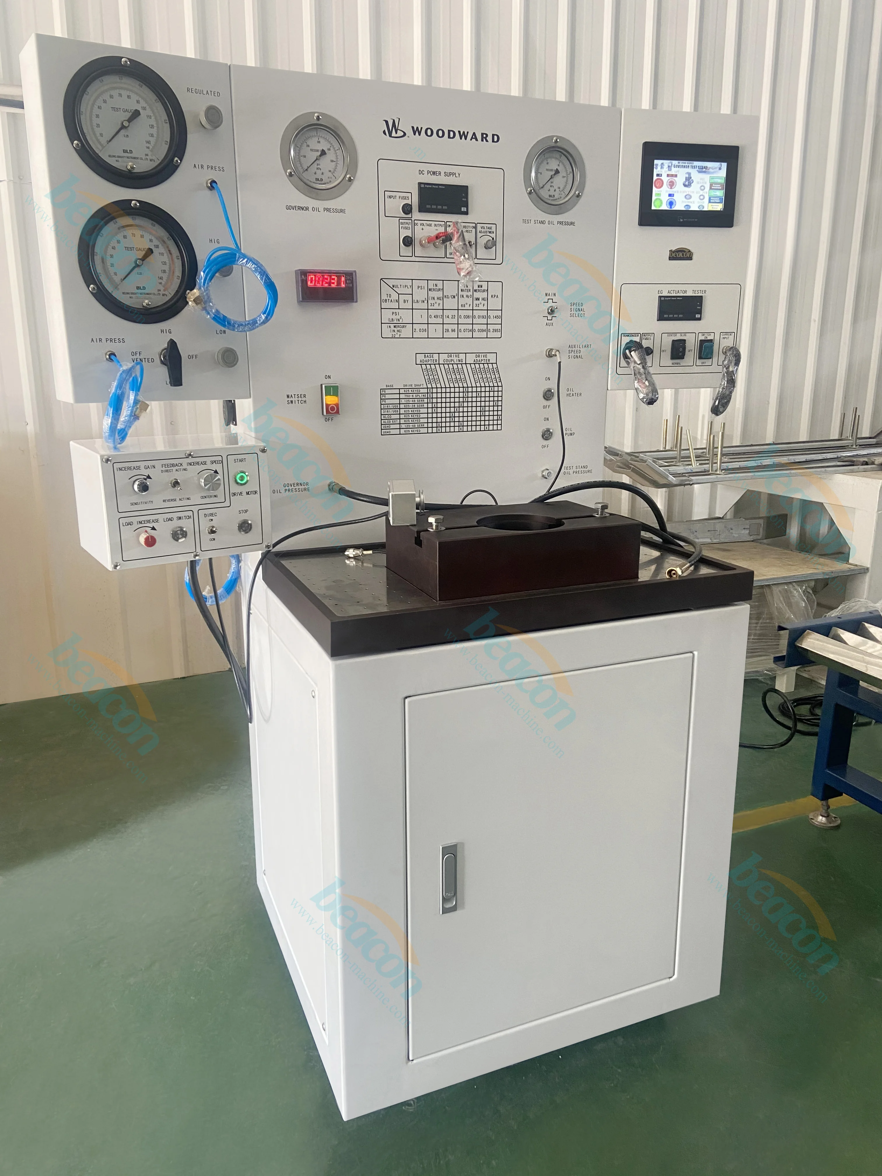 BK2000 Woodward Speed Governor Test Bench