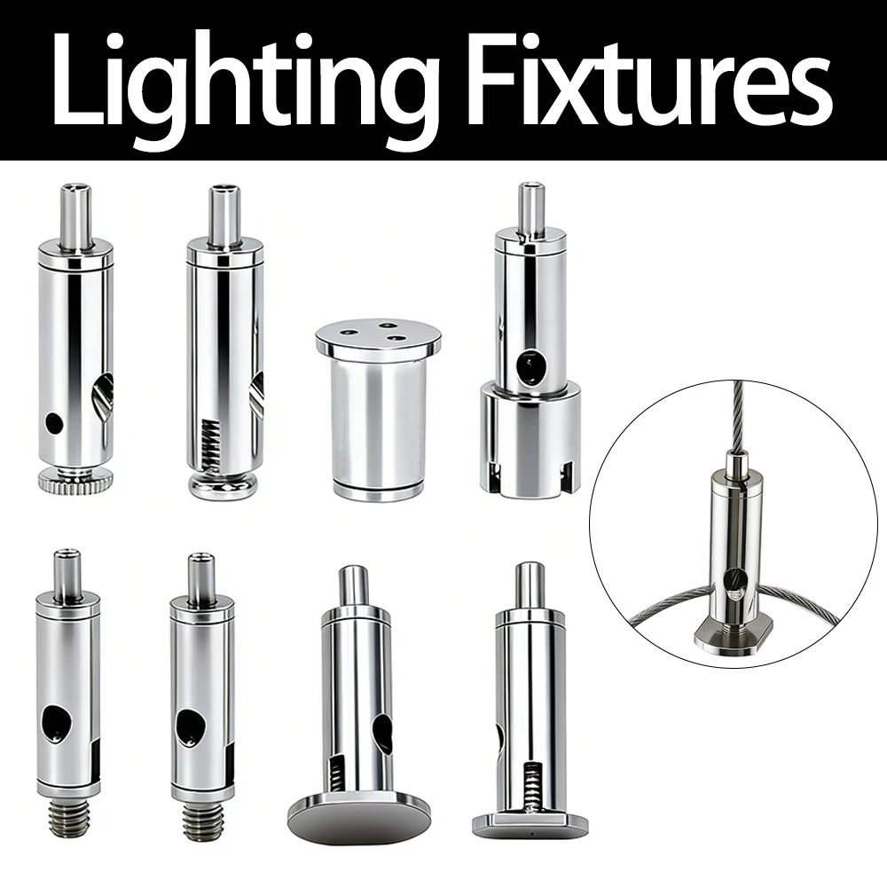 

For 1-1.5mm Steel Wire Rope Kit Accessories for Ceiling Chandelier Suspension Professional Suspension System Lighting Accessory