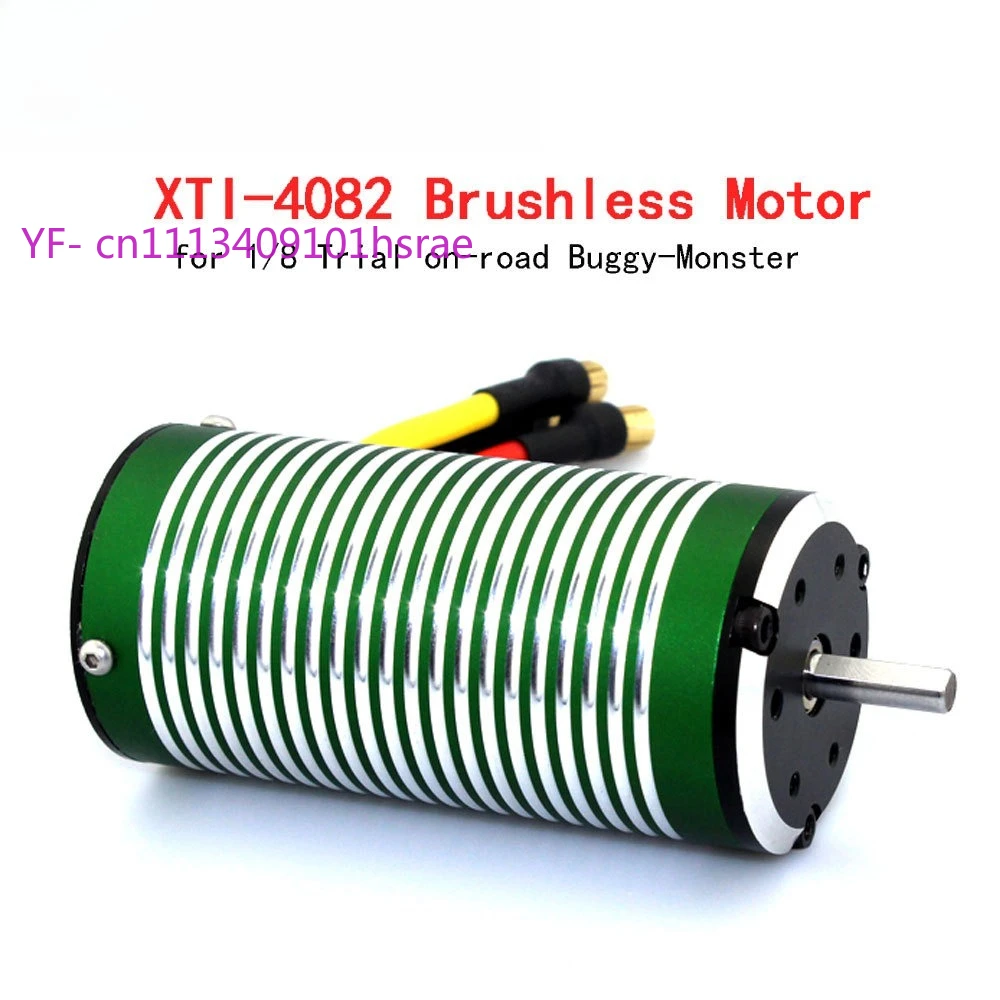 XTI-4082 4-Pole Sensorless Brushless Motor for 1/8 Scale RC Car Upgrade Parts