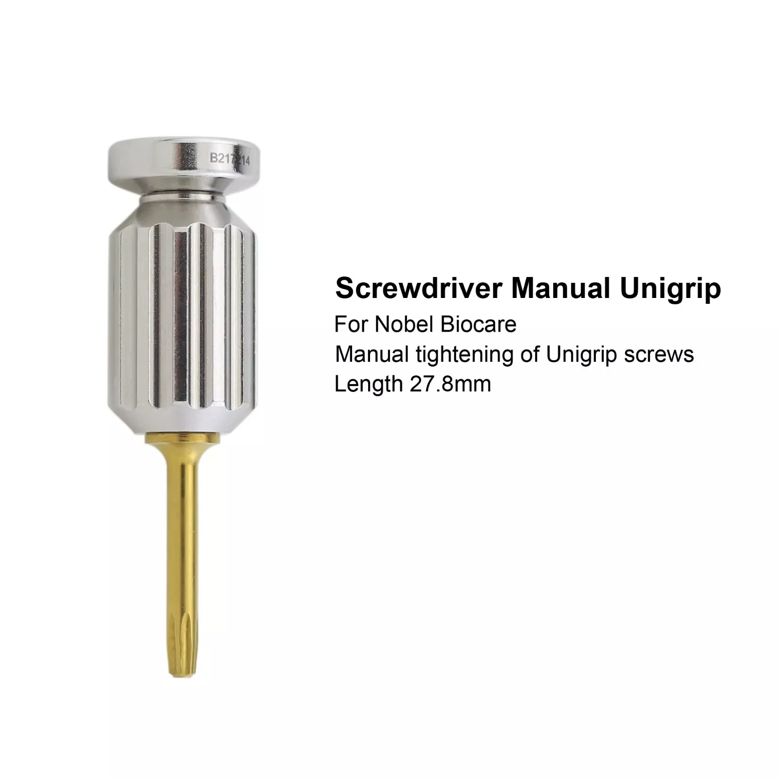 Implant Screwdriver Nobel Biocare UniGrip Driver Manual Torque Wrench Adapter