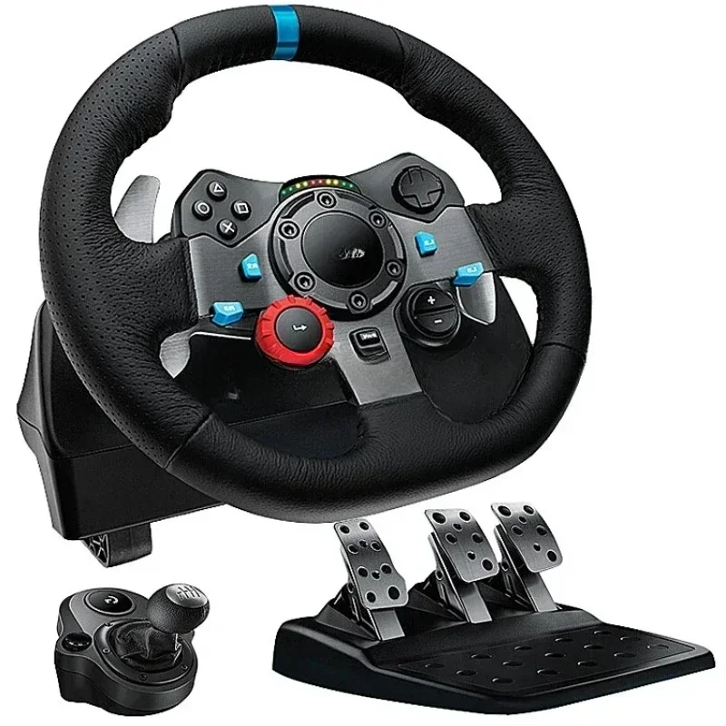 For PS5 Game Controller  G29 Driving Force Game Steering Wheel for PS5/PS4/PS3 and PC Steering Wheel