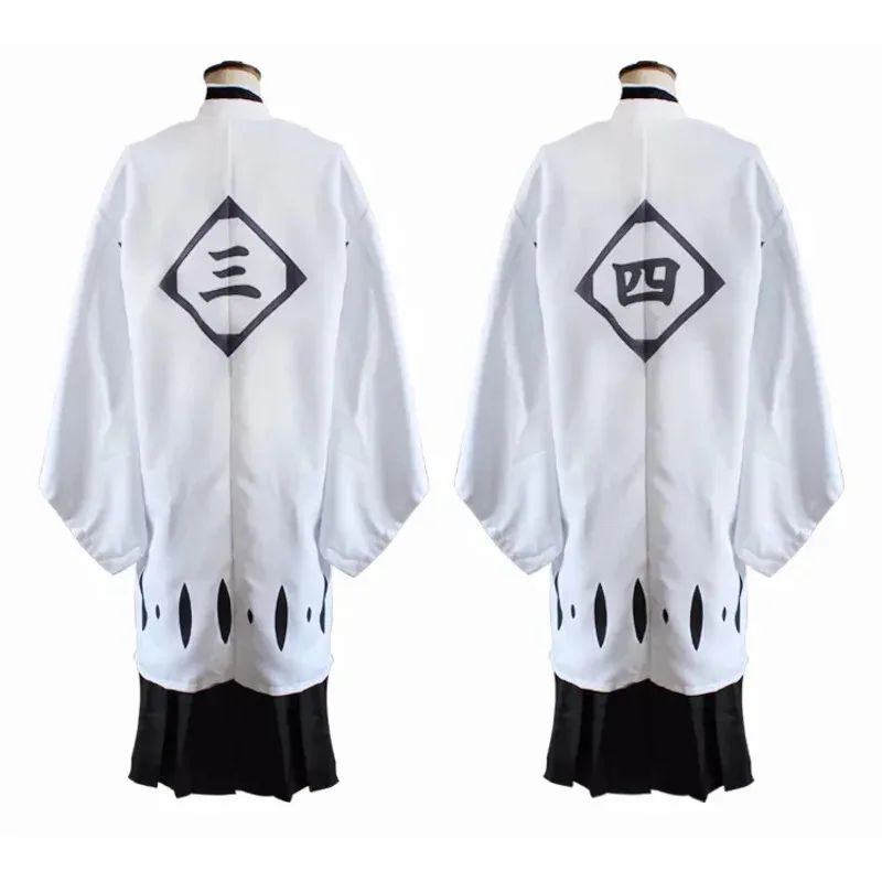 Новинка 2025 года COSZTKHP 13 Number BLEACH White Хаори Косплей Костюм от 1 до 13 лет Капитан Длинная накидка Халат Короткий/Лон ☆ ☆ ☆ аа