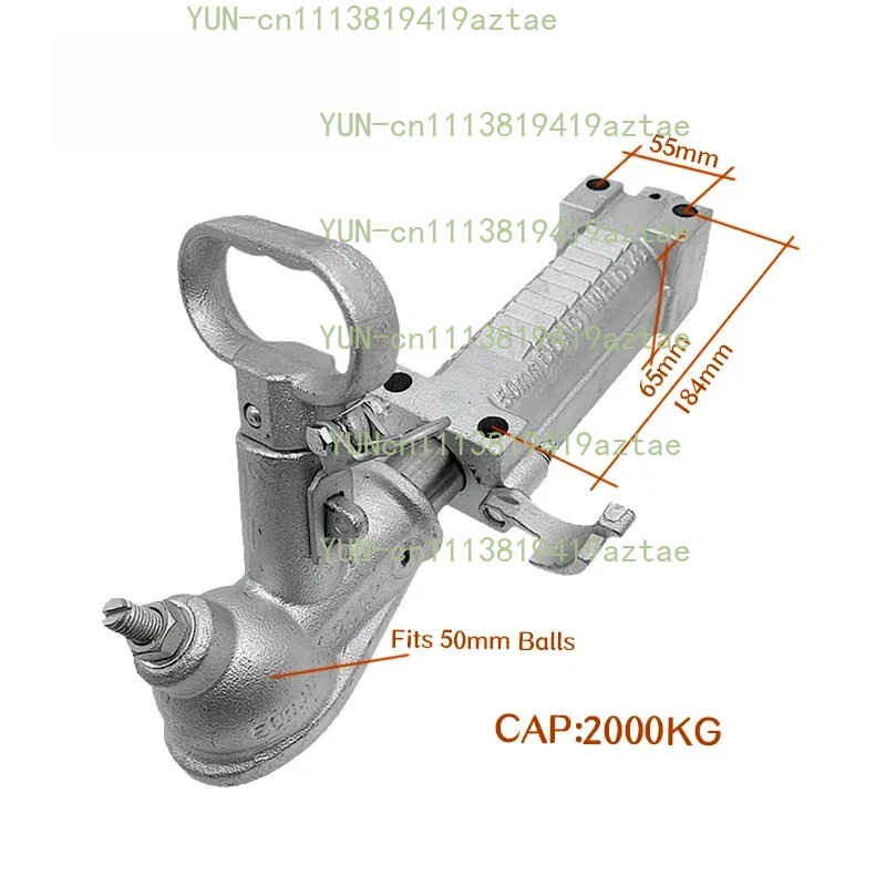 Percussion Hydraulic Brake Trailer Crash Brake Connector with Handbrake Cover Ball Cover RV, Yacht Modification Parts