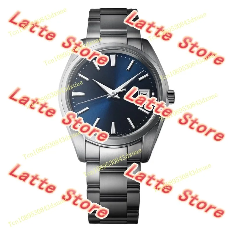 SBGP013 quartz steel belt watch formal wear casual simple blue plate sapphire five-sided polished pointer calendar steel belt