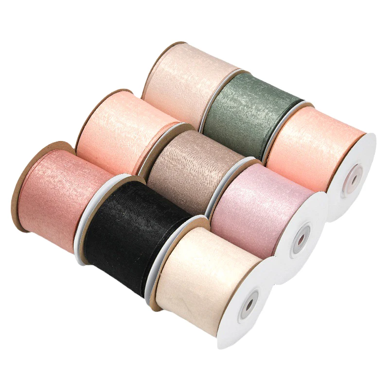 10 Meters Velvet Ribbon Handmade Wedding Party Decoration Ribbon For Gift Wrapping DIY Hair Bowknot Material